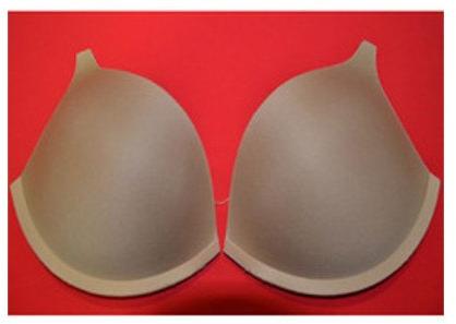 Plain Polyester Laminated Bra Cups, Color : Brown