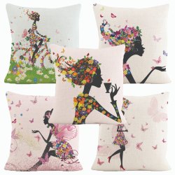 Square Digital Print Cushion Covers, Size : 16 'x16 '