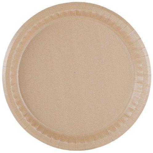 Circular Biodegradable Paper Plate, for Nasta, Snacks, Size : Multisizes