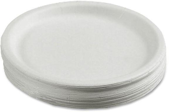 Circular disposable paper plate, for Event, Nasta, Snacks, Size : Multisizes