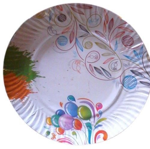 Printed Paper Plate, Size : Multisizes