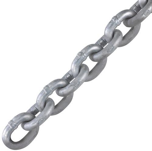 Polished Steel Link Chain, Length : 10-15mtr