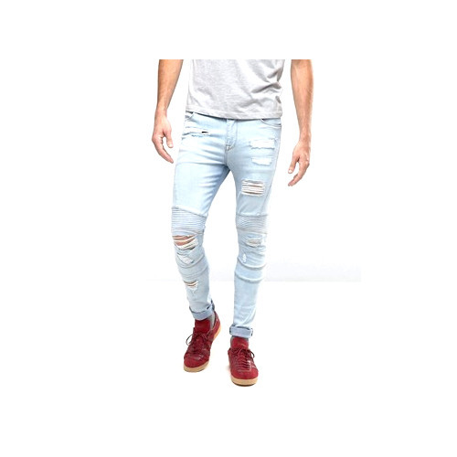 Mens Ripped Jeans, Feature : Color Fade Proof, Occasion : Casual Wear ...