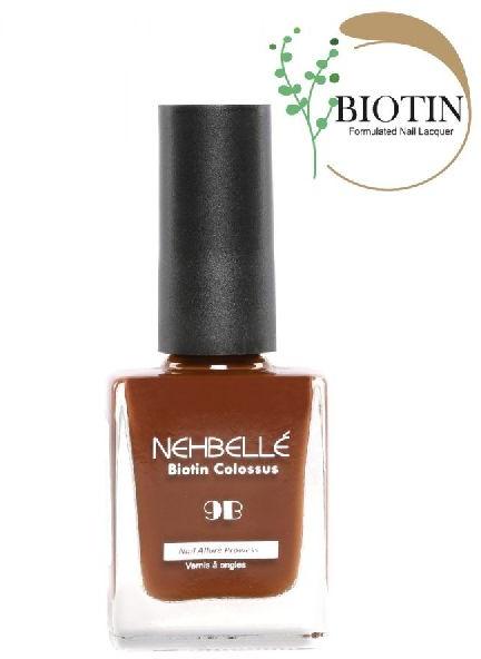 Nehbelle Glossy Coffee Mate Nail Lacquer, for Parlour, Personal, Form : Liquid