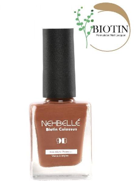 Nehbelle Glossy Rust Outdoors Nail Lacquer, for Parlour, Personal, Form : Liquid