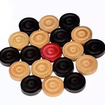 Polished Plain Plastic Carrom Board Coins, Feature : Durable Attractive Look, Hard Structure