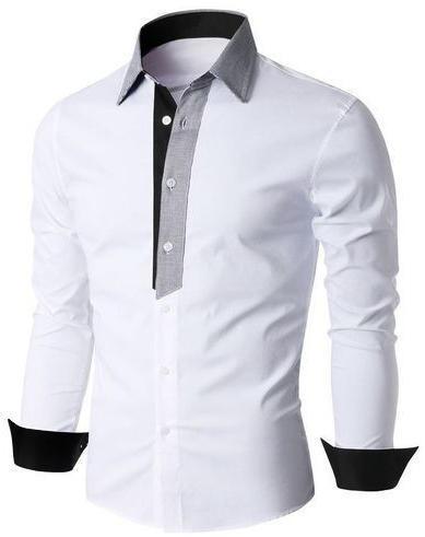 Full Sleeves Cotton Party Wear Designer Shirt, Feature : Comfortable ...