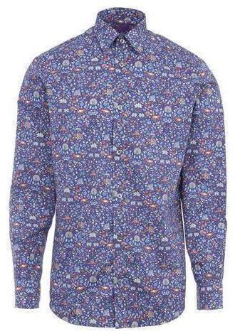 Cotton Printed Designer Shirt, Occasion : Casual Wear, Party Wear