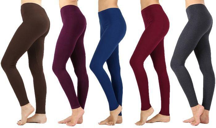 Straight Fit Plain Ladies Blue Cotton Legging, Size: Free Size at Rs 100 in  Nagpur