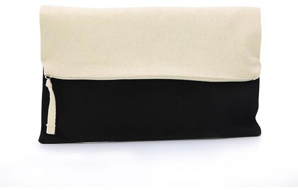 Cotton Canvas Clutch Purse