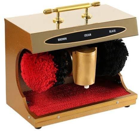 Shoe Shine Machine With Sole Cleaner
