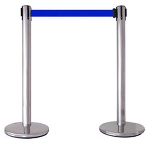Stainless Steel Que Manager, for Crowd Control, Color : Silver