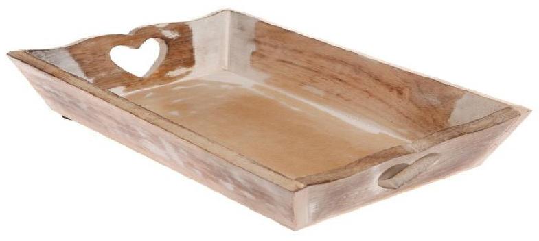 Non Polished Wooden Tray,wooden tray, for Serving, Feature : Attractive Pattern, Light Weight