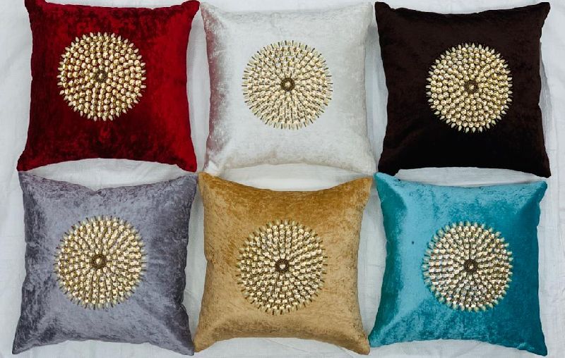 Plain Mix cotton Printed Pillow Covers, Technics : Handloom, Machine Made
