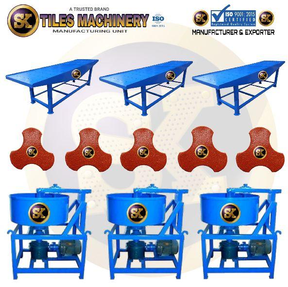 Automatic Interlocking block making machine