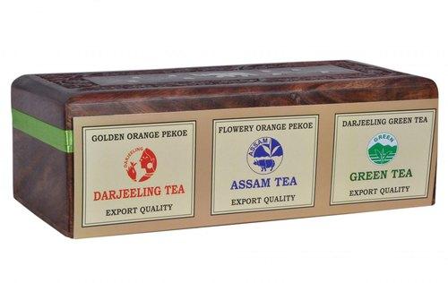 Green Tea Wooden Gift Box