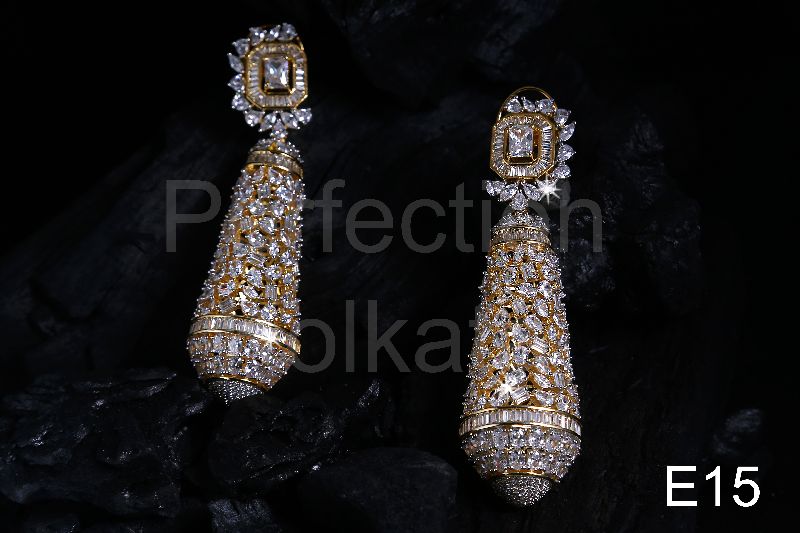 Youbella Jewellery Earings Crystal Tassel Handmade Earrings For Girls And  Women Black  Ybear32806