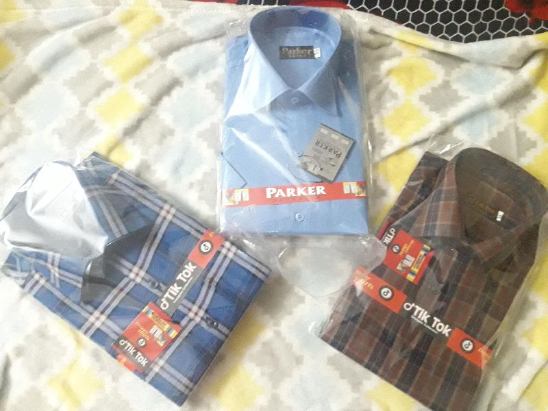 Checked Cotton Readymade Shirts, Size : L, XL, XXL