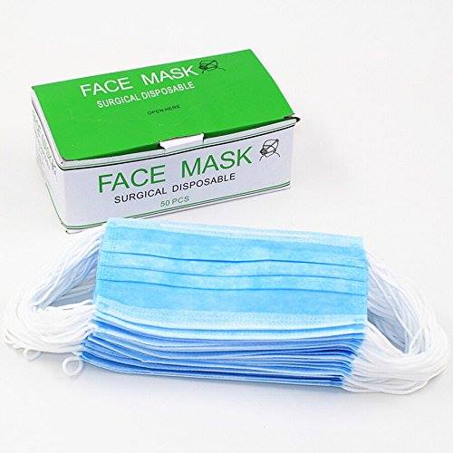 Cotton Surgical Face Mask, for Food Processing, Hospital, Laboratory, Pharmacy, Color : Blue
