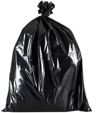 Plastic Garbage Bag, Color : Black