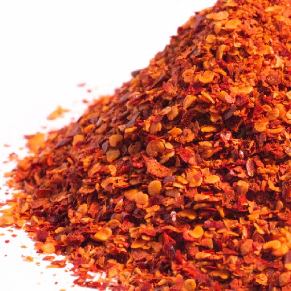 Natural Red Chilli Flakes, for Home, Hotel, Restaurants, Certification : FSSAI Certified