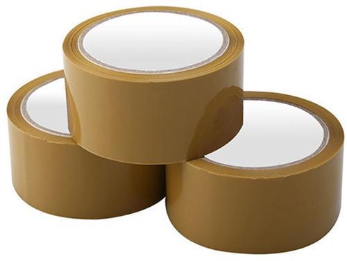 Brown BOPP Tapes, for Bag Sealing, Carton Sealing, Design : Plain