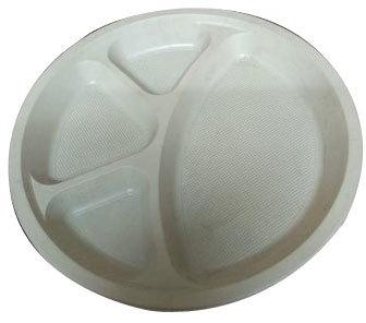 Plain plastic disposable plate, Shape : Round