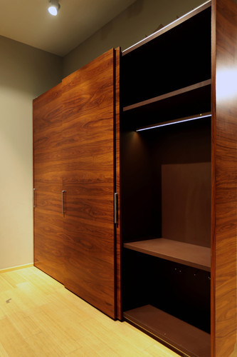 Bamboo Cabinet, Color : Brown