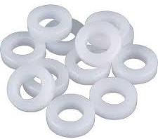 Round White Rubber Washers