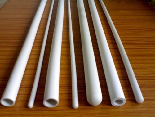 Mullite Alumina Tube, Color : Whitish