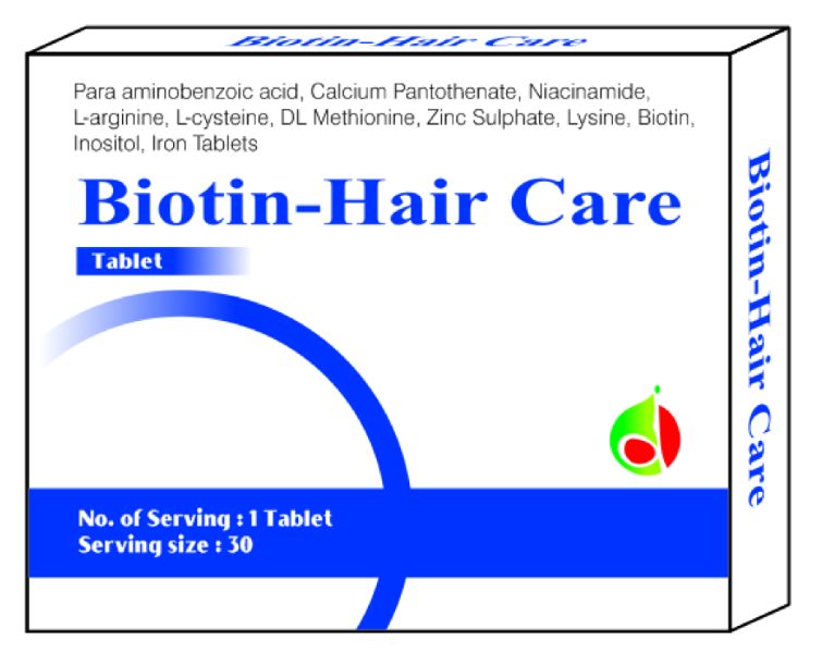 Biotin Hair Care Tablets - D D Nutritions Pvt Ltd, Delhi, Delhi