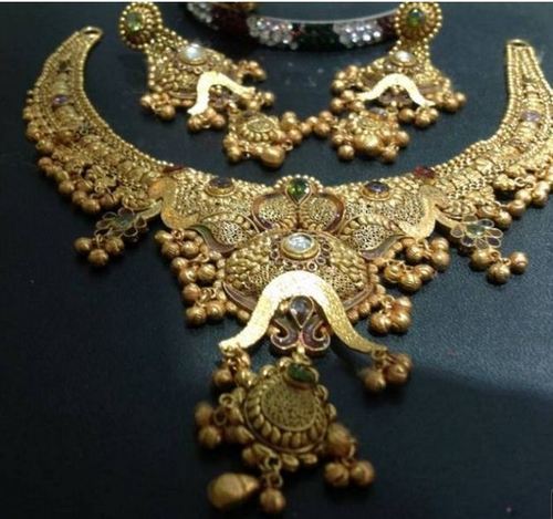 Gold necklace, Occasion : Party, Wedding