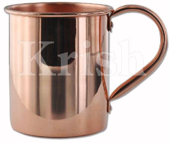 Round Copper Mug, for Gifting, Home Use, Office, Style : Antique