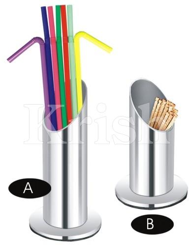 Deluxe ToothPick & Straw Holder