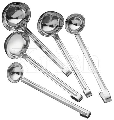 Stainless Steel Polished Oz Ladle- One piece, for Kitchen Use, Feature : Good Grip, Lightweight, Precisely Designed