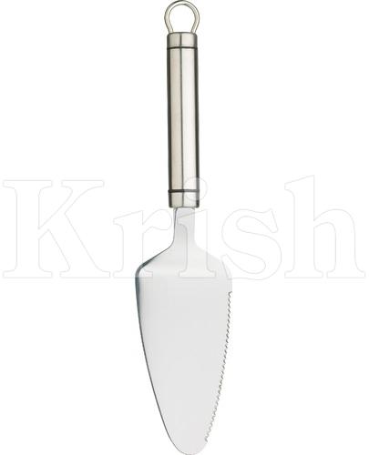 Polished Steel Pipe Handle Cake Server, Size : Multisize