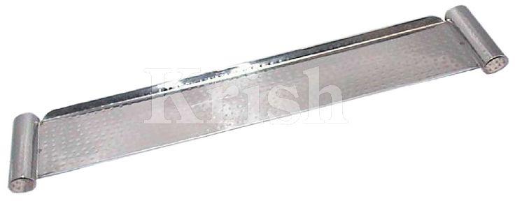 Rectangular Hammered Tray - Long, for Food Serving, Size : Multisize