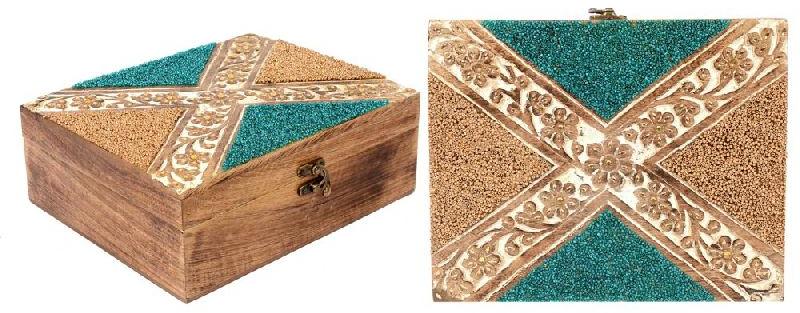 BC -20104 Fancy Wooden Box, Size : 10x8x3.5 Inches