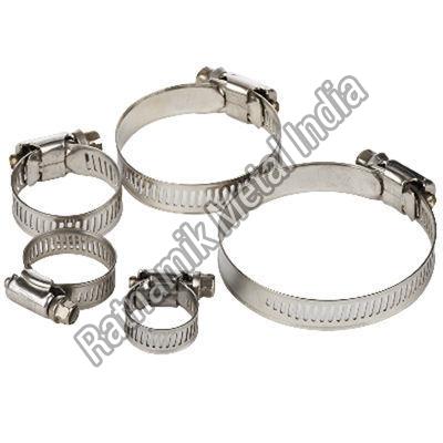 Coated Stainless steel hose clamp, Feature : Anti Sealant, Durable, Fine Finished, Light Weight