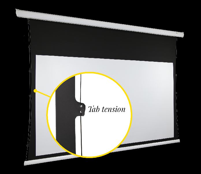 Tab Tensioned Motorized Projector Screen Buy tab tensioned motorized