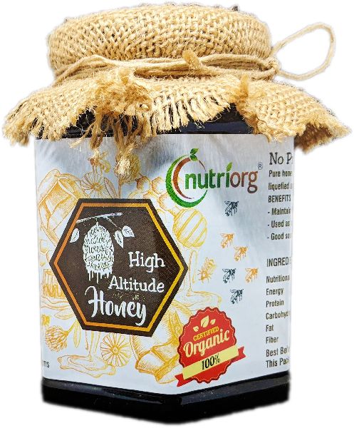 Nutriorg High Altitude Honey, Packaging Type : Packed In Glass Jars