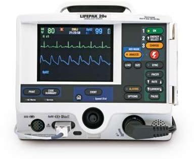 Physio Control LP20 Defibrillator, Display Type : LCD