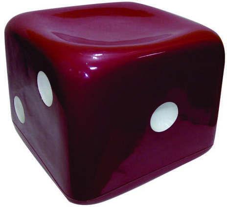 FRP Fiber Dice Stool Size 13 x13 Color Multi Color at Rs