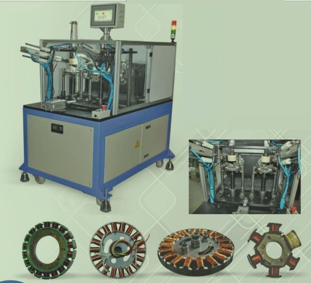 Automatic Dual Head BLDC Winding Machine