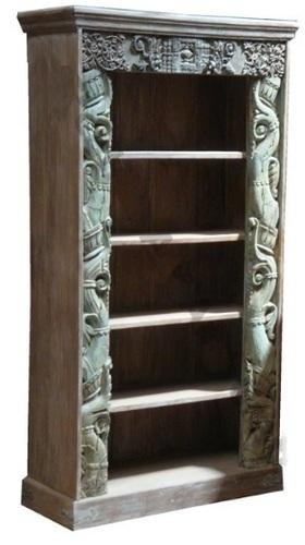 Brown Antique Bookshelf