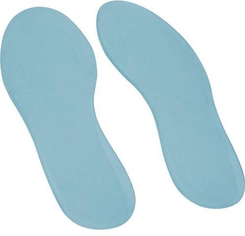 Plain PU Shoe Insole, Color : Blue