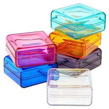 Acrylic Boxes, Color : Yellow, Green, Blue