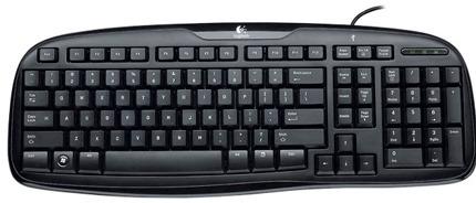 Wired ABS Plastic Computer Keyboard, Color : Black