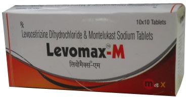 Levomax-M Levomax M Tablets, Packaging Type : Blister