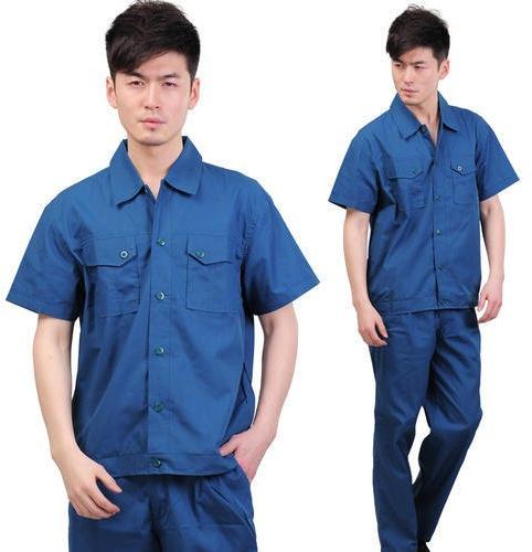 Plain Cotton Industrial Worker Uniform, Feature : Easily Washable, Skin Friendly